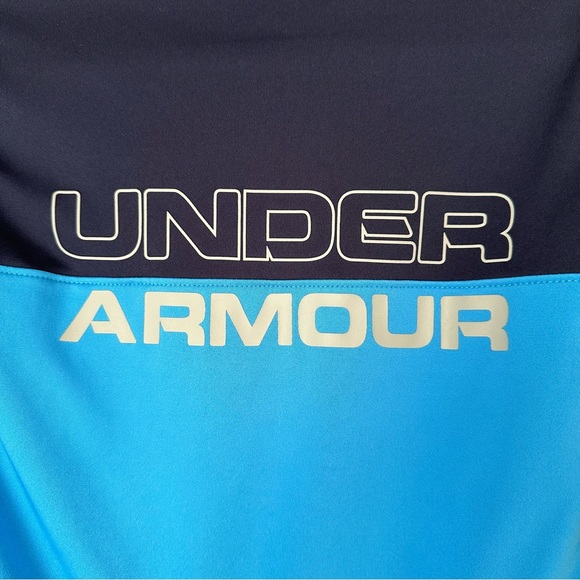 UNDER ARMOUR - Armour Fleece - ¼ Zip - Boys size 7 - Blue - Picture 7 of 10
